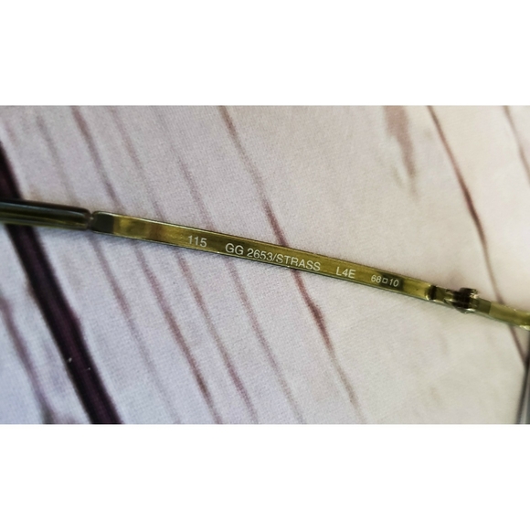 ⚜️SOLD⚜️ Gucci GG/2653 STRASS Vintage Sunglasses - Picture 6 of 12